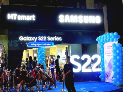 Chào đón sự kiện mở bán “Siêu phẩm” Samsung Galaxy S22 tại MT SMART