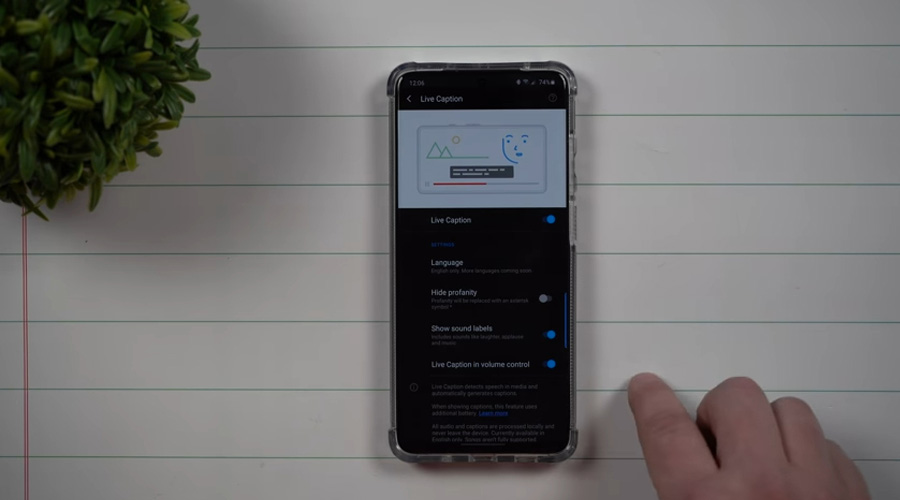 Hướng dẫn bật tắt và sử dụng tính năng Phụ đề trực tiếp trên Android