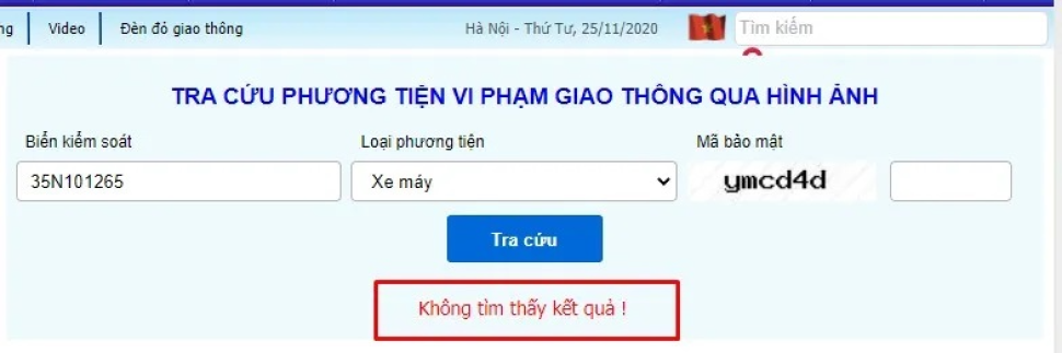 Hướng dẫn kiểm tra phạt nguội đơn giản, dễ dàng