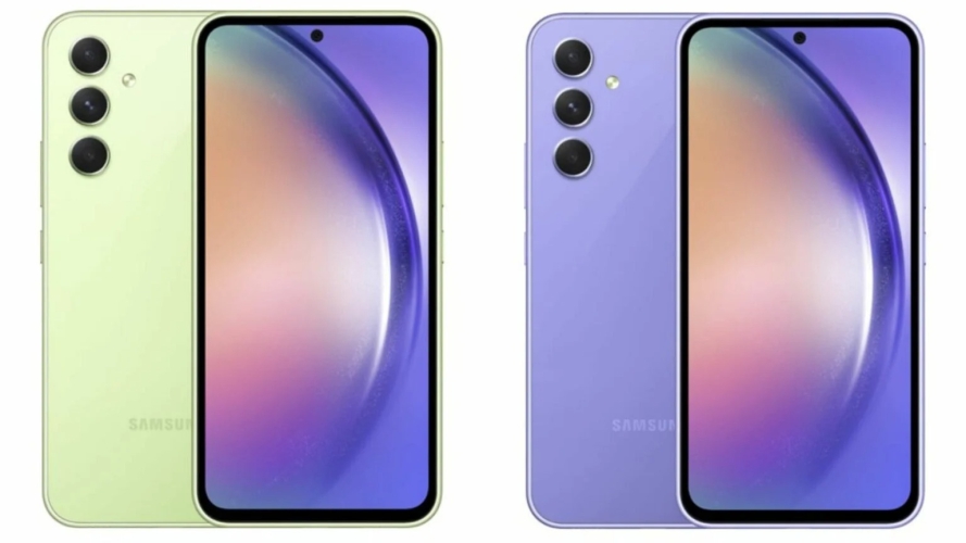 Rò rỉ hình ảnh render chính thức của Galaxy A34 và Galaxy A54