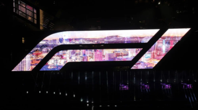 Samsung cung cấp màn hình LED dài 481 feet đầu tiên trên thế giới cho giải đua xe Công thức 1