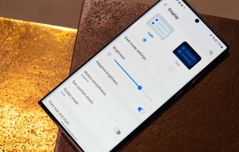 Tùy chỉnh độ sáng tự động