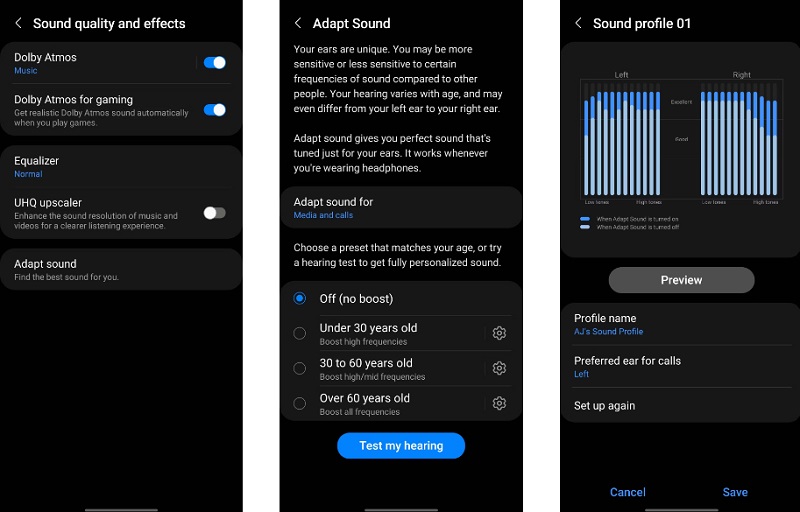 Tùy chỉnh cấu hình âm thanh