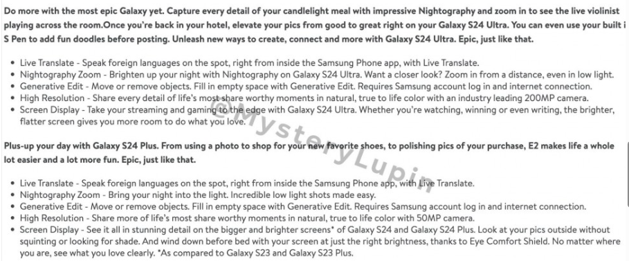 Dòng Galaxy S24 được xác nhận đi kèm với tính năng Dịch trực tiếp và Chỉnh sửa sáng tạo