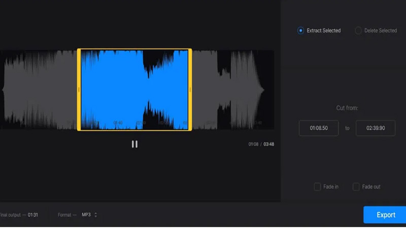 Audio Cutter Online by Clideo