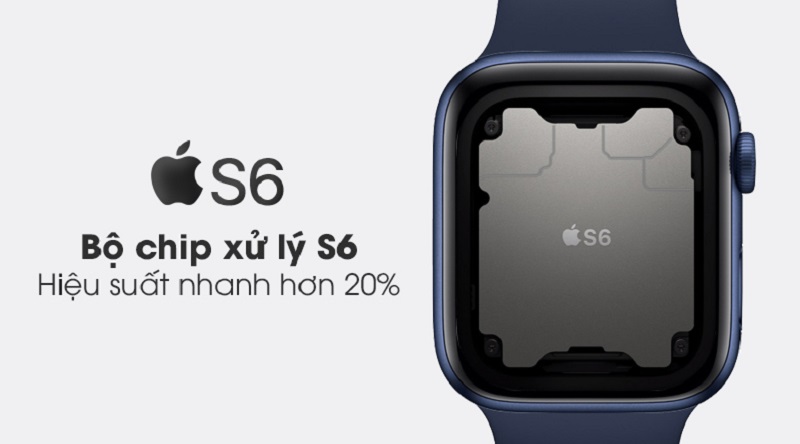 Apple Watch S6 GPS 44mm - Chính Hãng VN/A-Hiệu năng hoạt động vượt trội với chip Apple S6