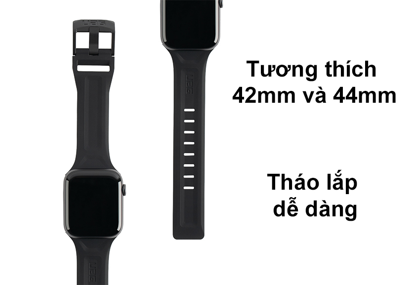 Tương thích cả 2 dòng Apple Watch 42mm và 44mm, tháo lắp dễ dàng