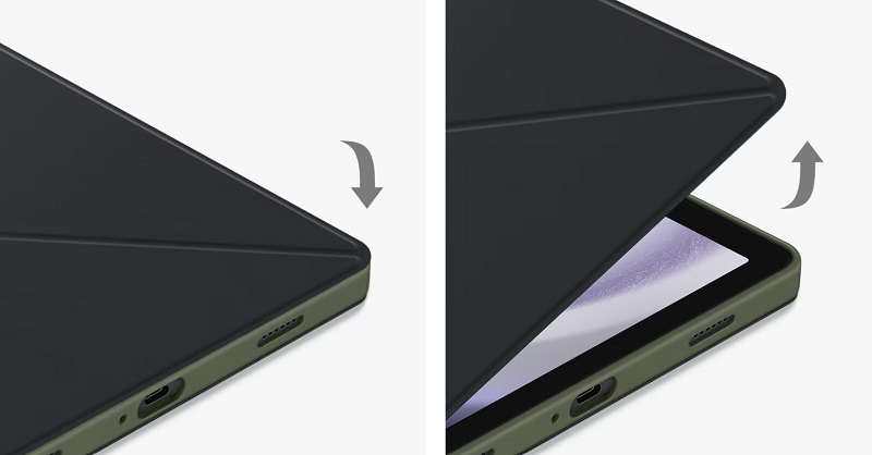 Bao da Samsung Galaxy Tab A9 Plus-Hỗ trợ thao tác đóng, mở máy linh hoạt