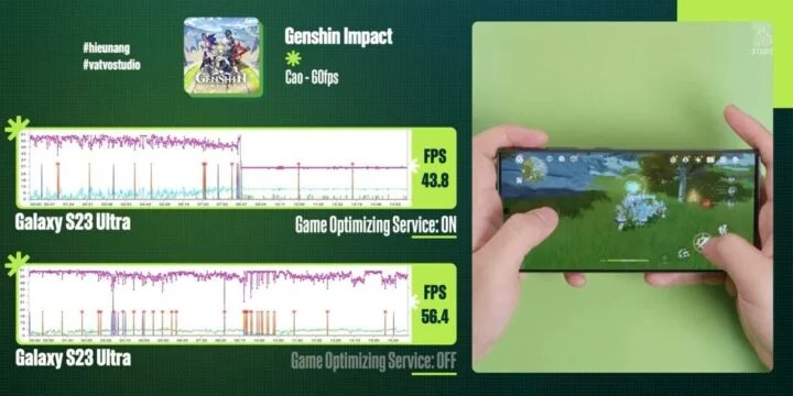 Hãy bật GOS để trải nghiệm chơi game trên Galaxy S23 được tốt hơn