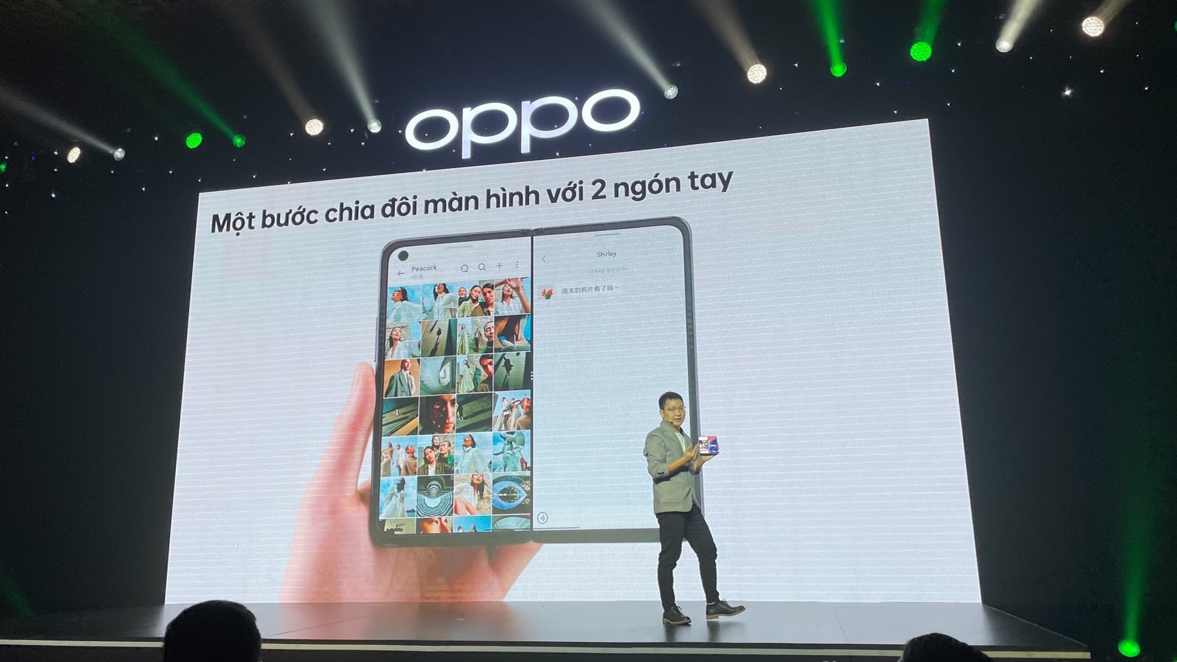 Oppo ra mắt smartphone màn hình gập