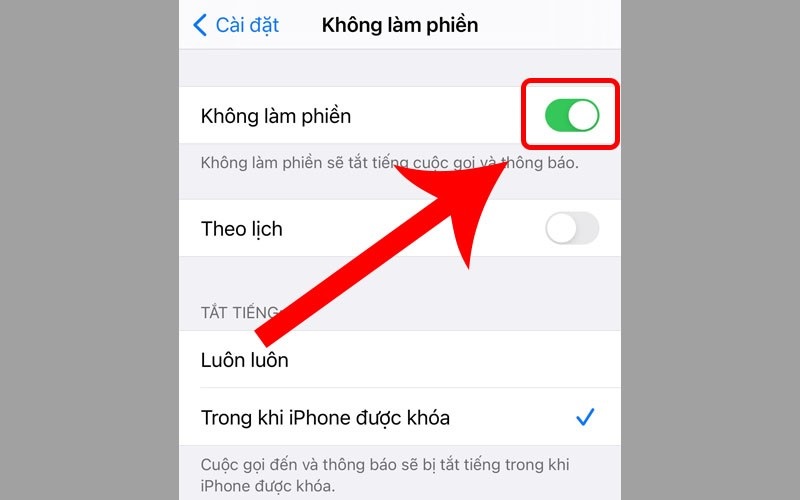 Cách bật chế độ không làm phiền trên iPhone cực kỳ nhanh chóng