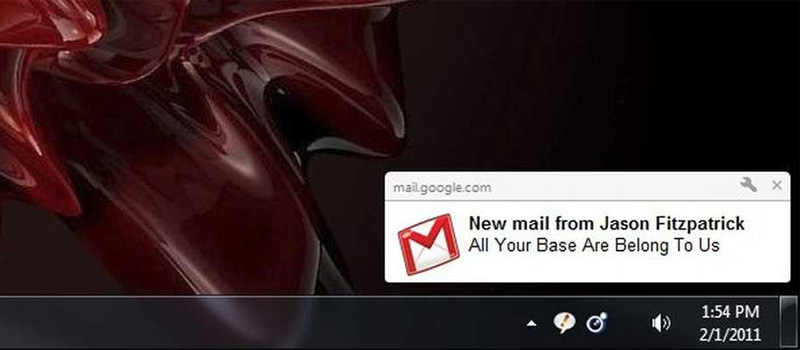 Lợi ích của việc bật thông báo Gmail trong Chrome