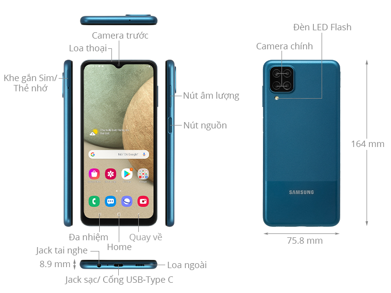 Cách chụp màn hình Samsung A12 cực kỳ đơn giản