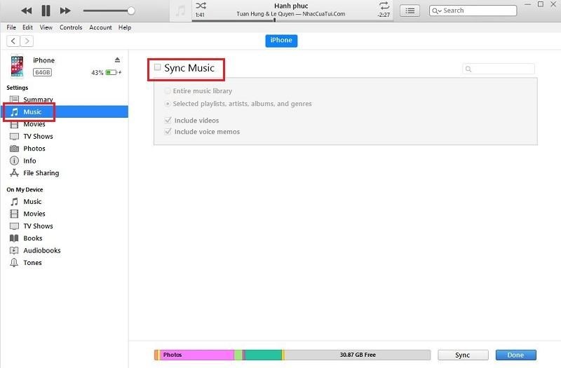 Cách copy nhạc vào iPhone dành cho bạn