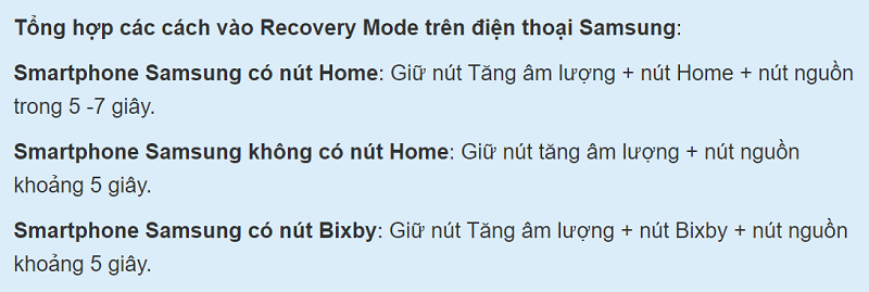Cách khôi phục cài đặt gốc điện thoại samsung dành cho bạn 