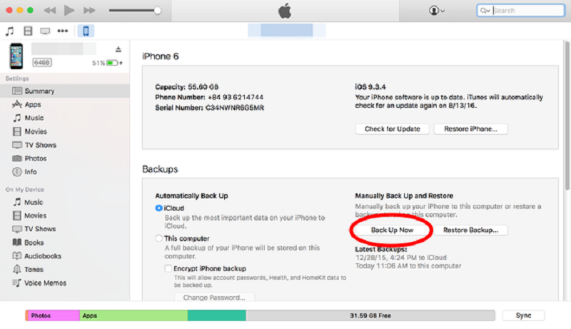 Cách mở iPhone bị vô hiệu hoá