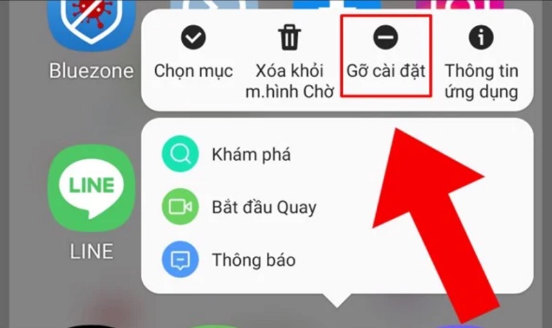 Xóa các ứng dụng không cần thiết trên điện thoại