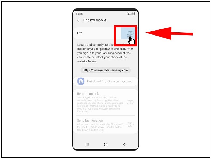 Cách tìm điện thoại samsung bị mất dành cho bạn