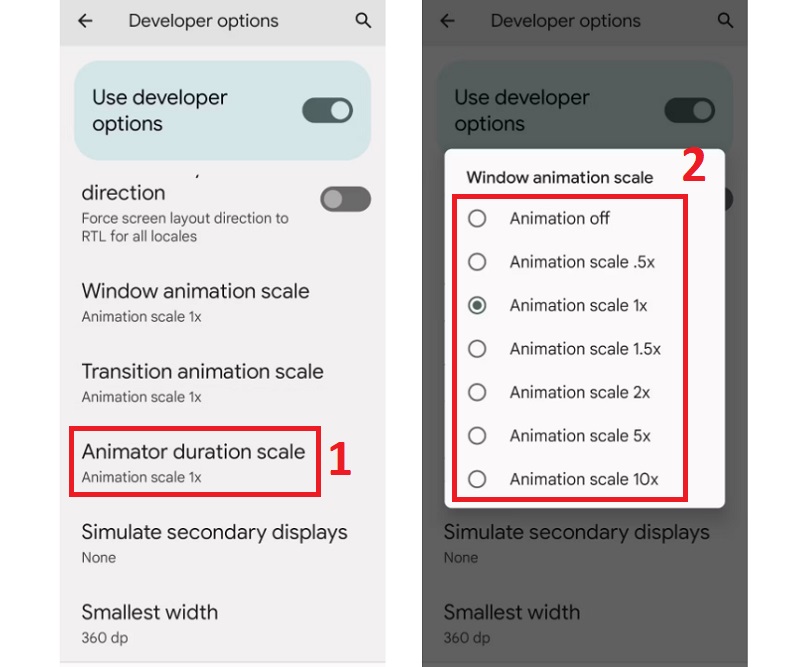 Thay đổi quy mô hoạt ảnh