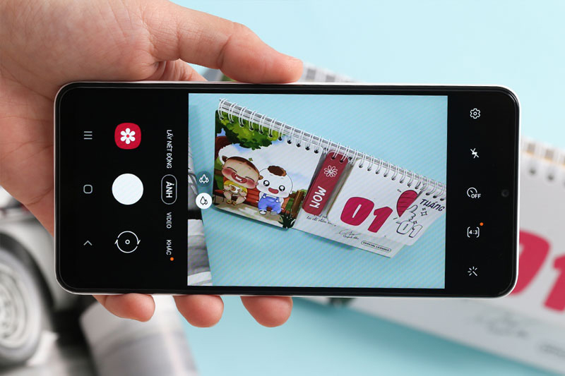 Camera Samsung Galaxy A12 đầy đủ các tính năng thông minh