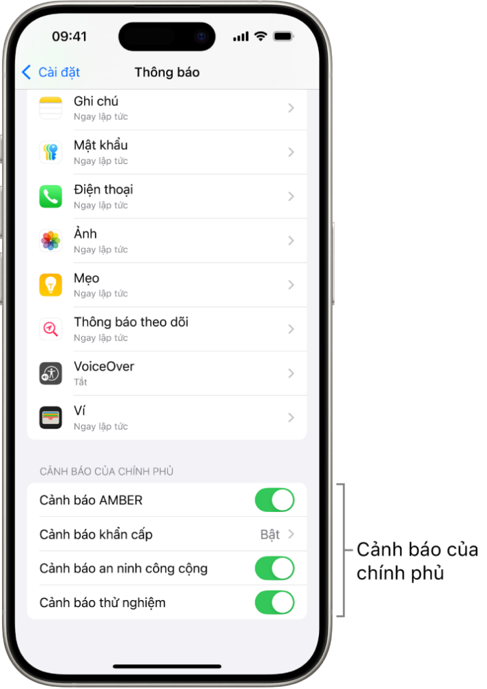 cánh báo chính phủ