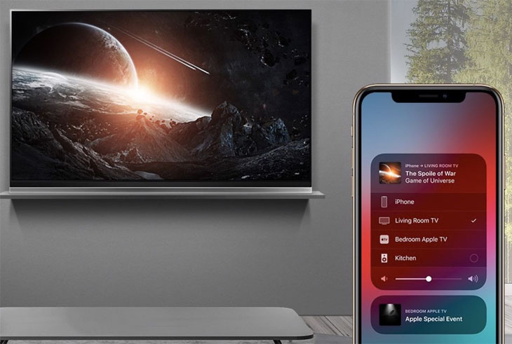 chiếu màn hình iPhone lên tivi LG đơn giản nhất