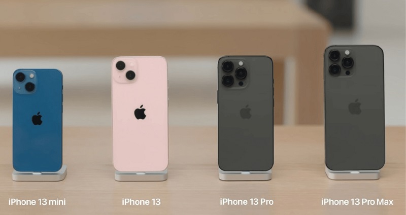 iPhone 13 Series vẫn giữ kích thước các phiên bản giống với các phiên bản của thế hệ tiền nhiệm 