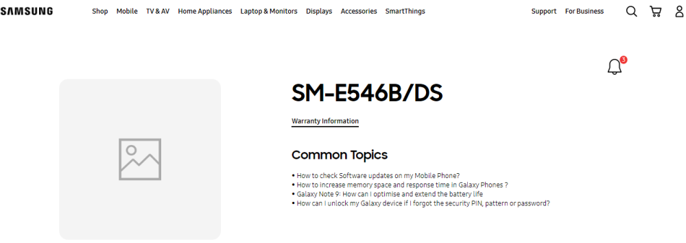 Phiên bản đổi tên của Galaxy M54 5G có thể ra mắt tại Ấn Độ với cái tên Galaxy F54 5G