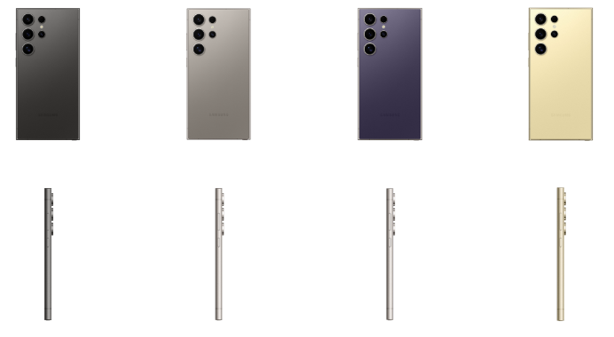 Cùng chiêm ngưỡng toàn bộ các phiên bản màu sắc của Galaxy S24, S24+ và S24 Ultra