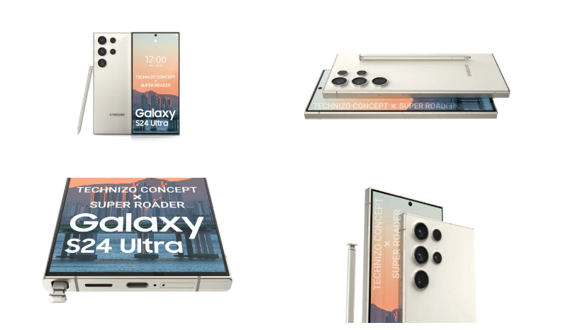 Cùng chiêm ngưỡng những hình ảnh concept tuyệt đẹp của Galaxy S24 Ultra