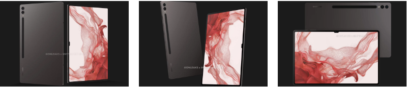 Hình ảnh render của Samsung Galaxy Tab S9 Ultra xuất hiện trực tuyến, tiết lộ nhiều chi tiết về thiết kế