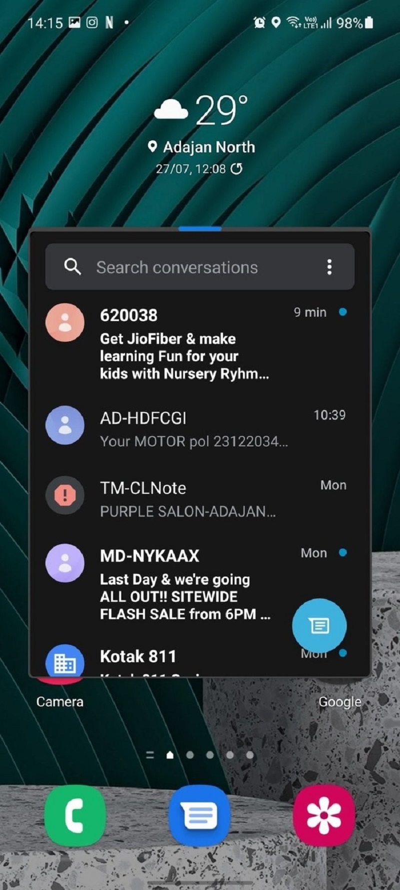 Hướng dẫn cách chia đôi màn hình Samsung 