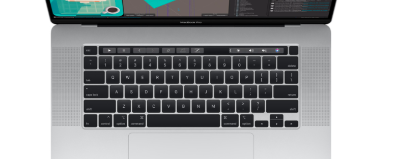 MacBook Pro 16″ 2020 i7 512GB bàn phím cắt kéo gõ êm, hạn chế tiếng ồn