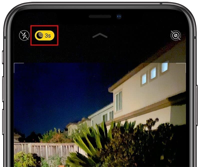 Cách bật chế độ chụp đêm trên iPhone 11