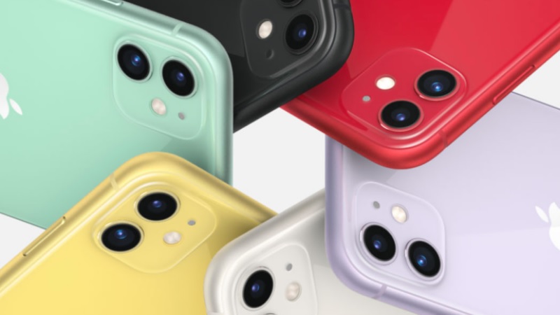 iPhone 11 đa dạng sắc màu