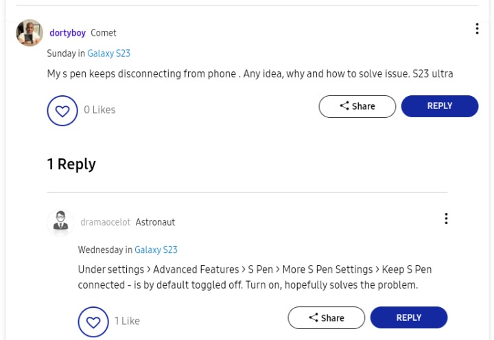 Xuất hiện lỗi với bút S Pen trên Galaxy S23 Ultra và cách khắc phục