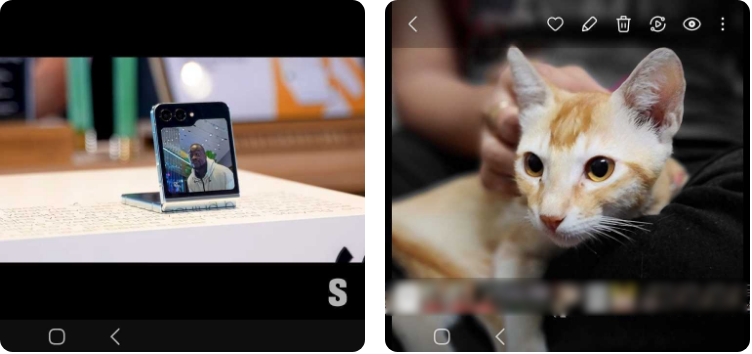 Vì sao màn hình ngoài trên Galaxy Z Flip5 lại có hình dạng thư mục khác thường?