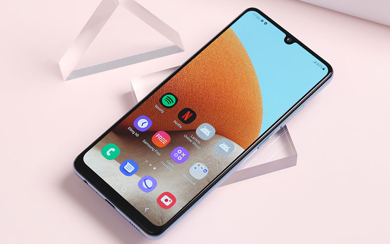 Màn hình Samsung Galaxy A32 tần số quét 90Hz
