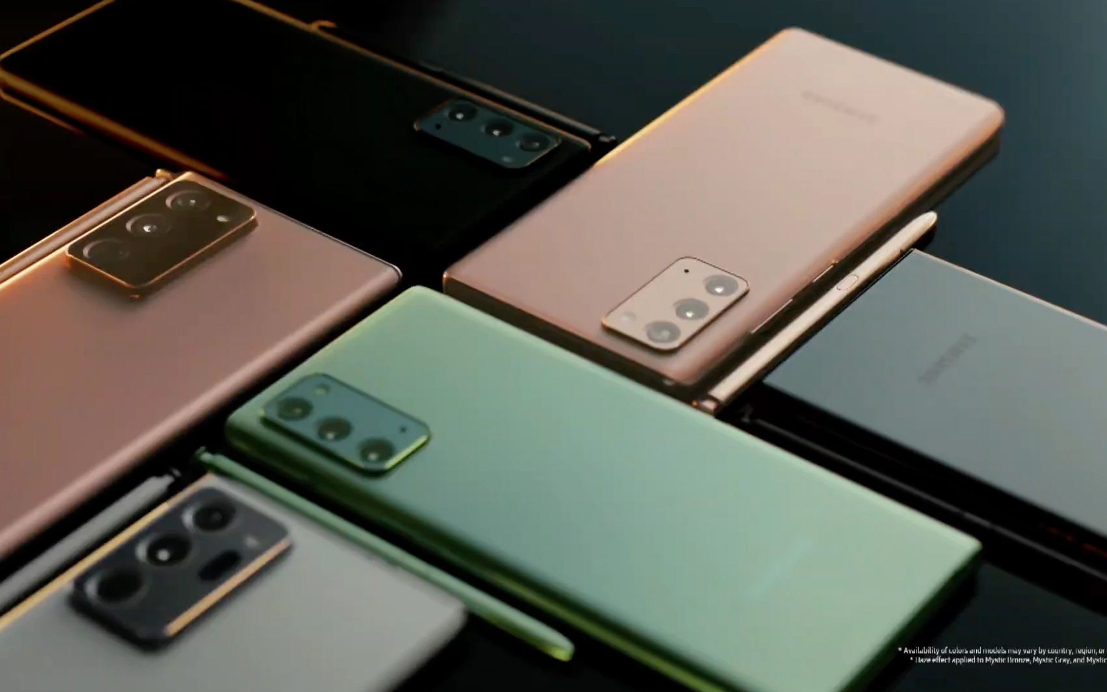 Mặt lưng Galaxy Note 20 nhám dễ cầm nắm