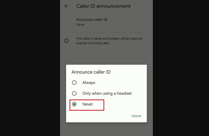 Cách bật hoặc tắt thông báo cuộc gọi trên điện thoại Samsung 