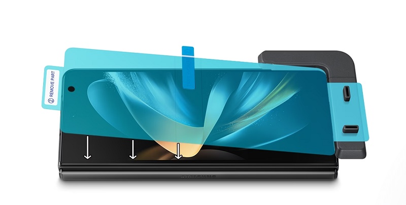 Miếng dán bảo vệ màn hình Galaxy Z Fold4-Dễ sử dụng, thao tác nhanh chóng