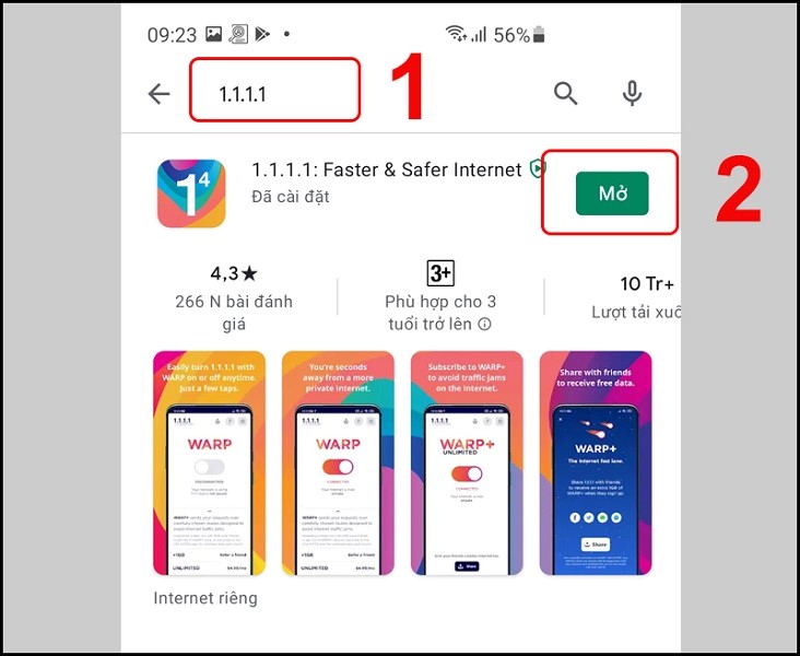 Mở ứng dụng ẩn trên điện thoại thông qua CH Play