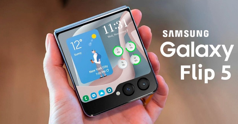Màn hình ngoài Flex Window trên Galaxy Z Flip5 có nâng cấp đặc biệt