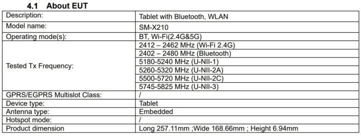Rò rỉ dung lượng pin và tốc độ sạc của Galaxy Tab A9+
