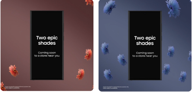 Rò rỉ hai phiên bản màu sắc mới cực hoành tráng của Galaxy S23 Ultra