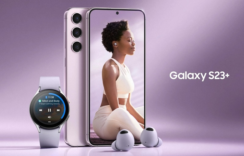Samsung Galaxy S23 Plus 256GB - Theo dõi sức khỏe liên tục với Samsung Health