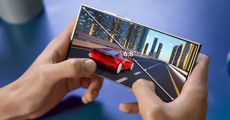 Samsung Galaxy S24 Ultra 12GB 512GB-Màn hình phẳng, giữ nguyên kích thước 6.8 inch