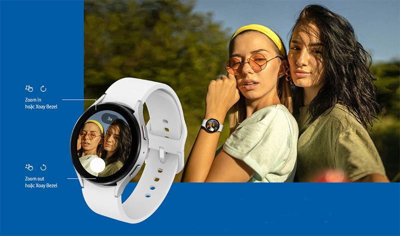 Samsung Galaxy Watch5 40mm LTE-Chụp hình, quay phim từ xa dễ dàng