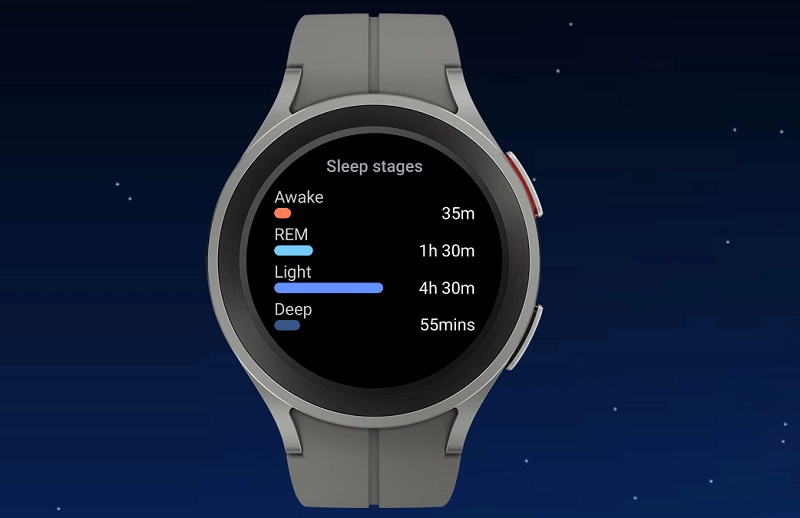Samsung Galaxy Watch5 Pro 45mm GPS-Hỗ trợ xây dựng thói quen ngủ lành mạnh