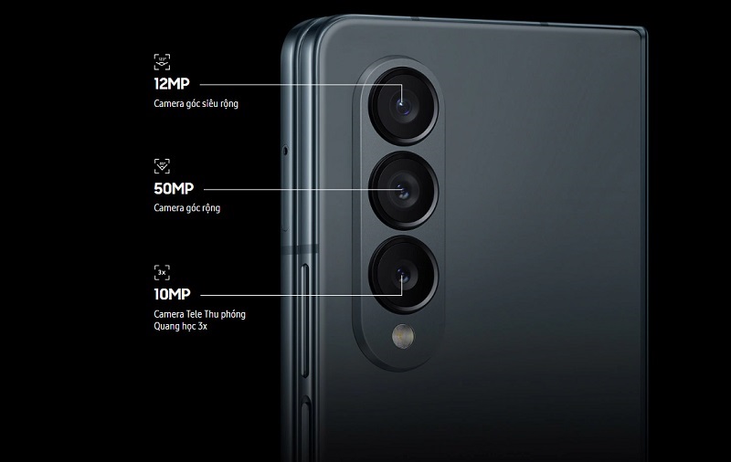 Samsung Galaxy Z Fold4 | 512GB - Độ phân giải của hệ thống camera sau